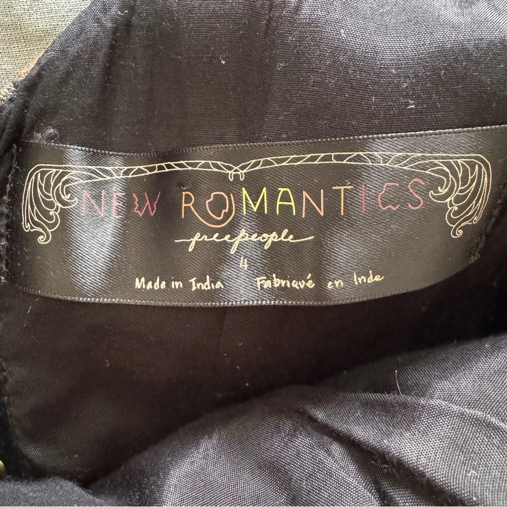 New Romantics Free People Mini Dress Brown XS